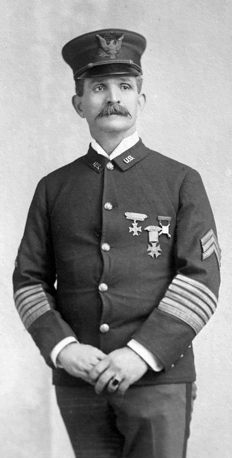 Giovanni Martini (later John Martin), the trumpeter who carried Custer's last message, "Be quick