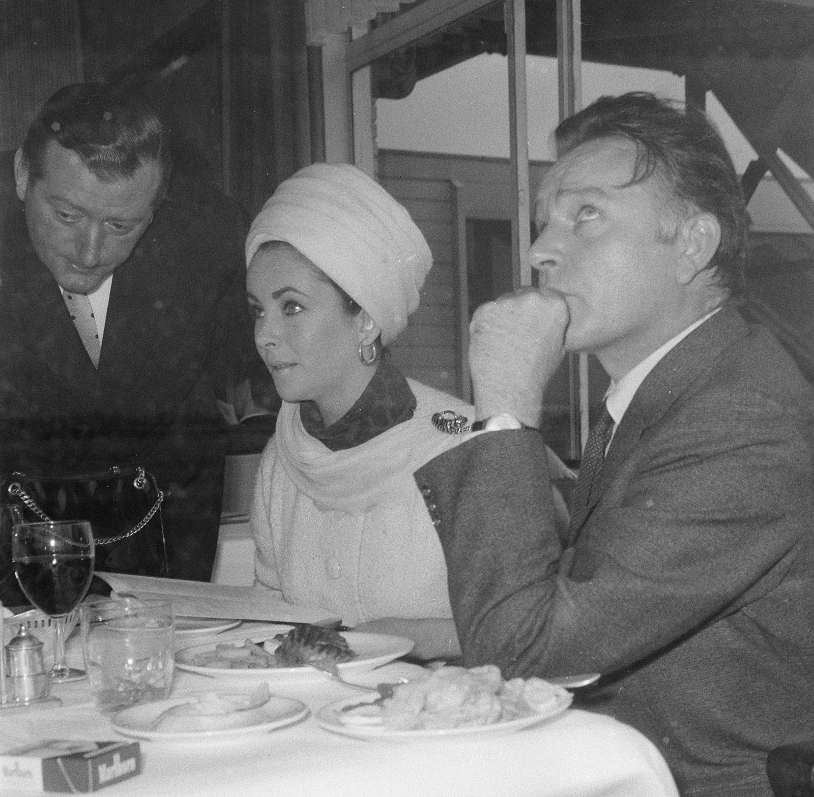 Elizabeth Taylor and Richard Burton during a visit to the Netherlands in April 1965, a year after their first wedding