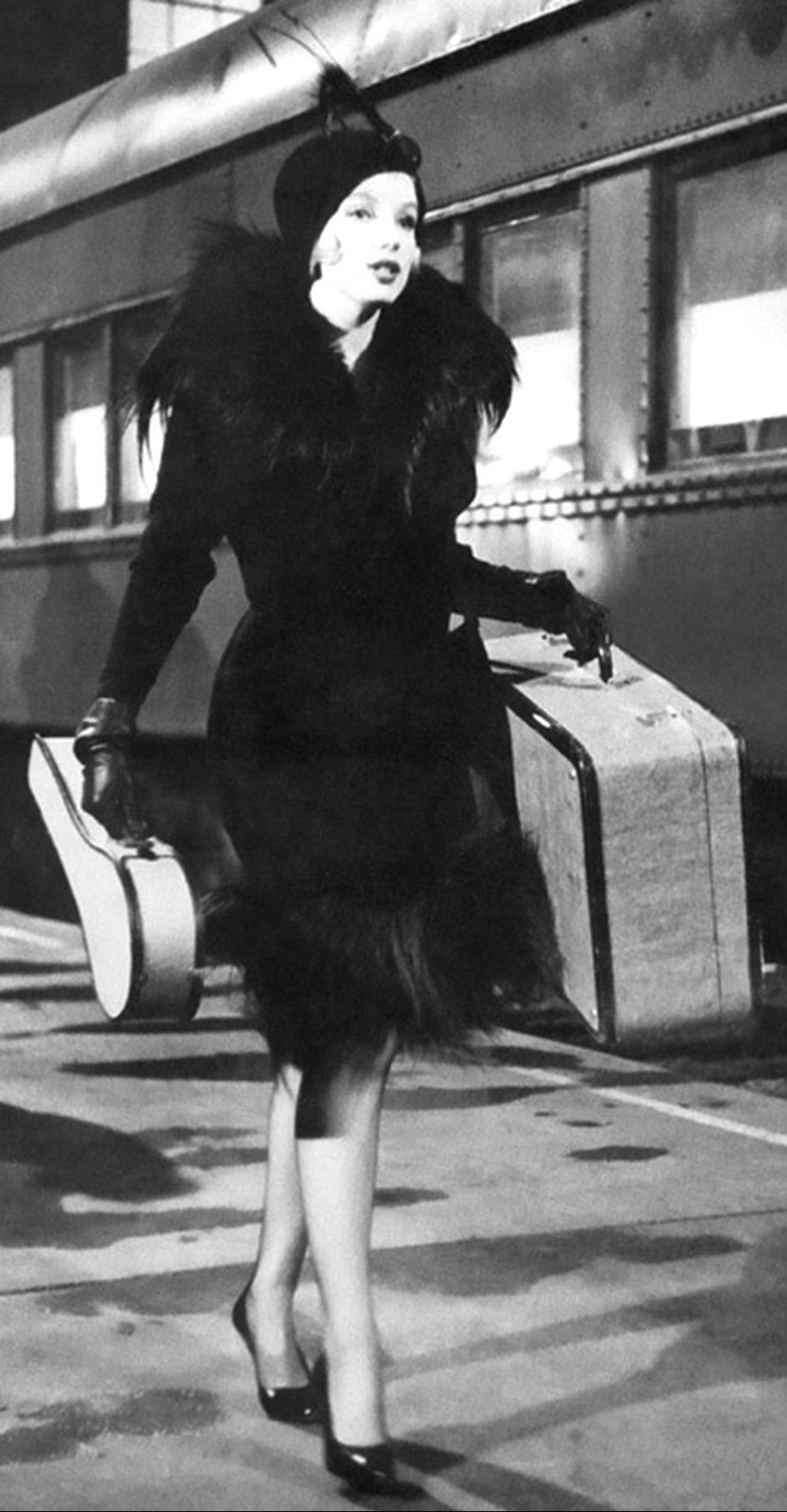 Marilyn Monroe in Some Like It Hot (1959), one of her most celebrated films