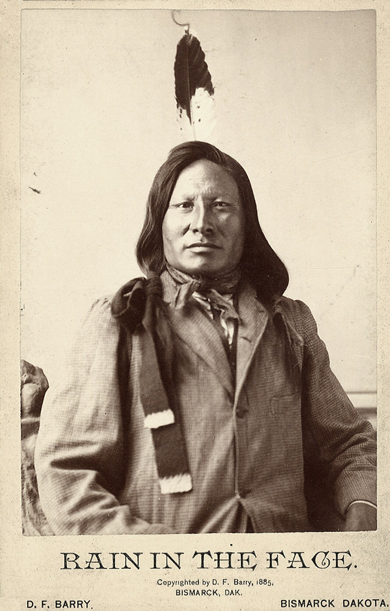 Rain-in-the-Face, the Hunkpapa Lakota warrior long credited with killing Custer, a claim he later denied